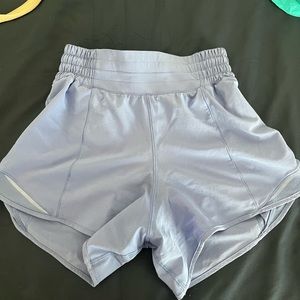 pale blue lululemon shorts